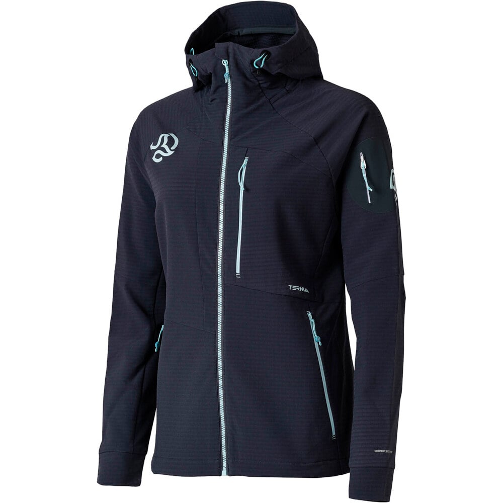 Ternua chaqueta softshell mujer TORSEN HARD HOOD JKT W vista frontal