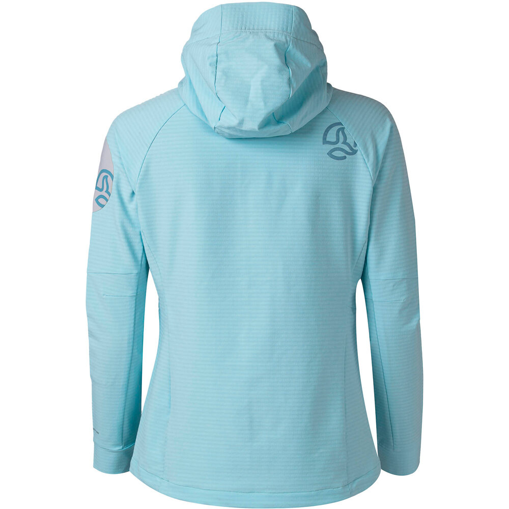 Ternua chaqueta softshell mujer TORSEN HARD HOOD JKT W vista trasera