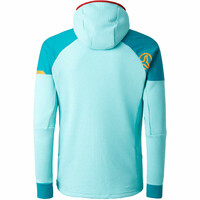 Ternua forro polar hombre AGILE HYBRID JACKET M vista trasera