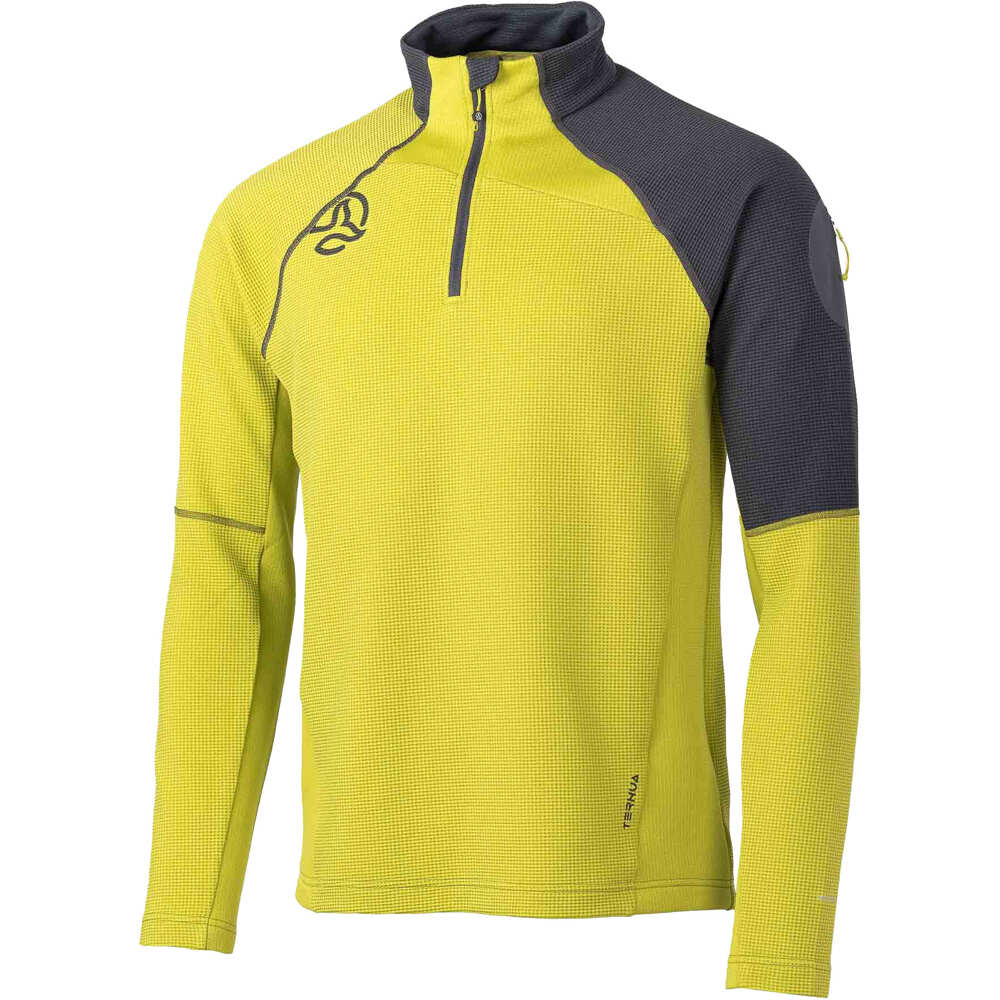 Ternua forro polar hombre LEMIK 1/2  ZIP M vista frontal