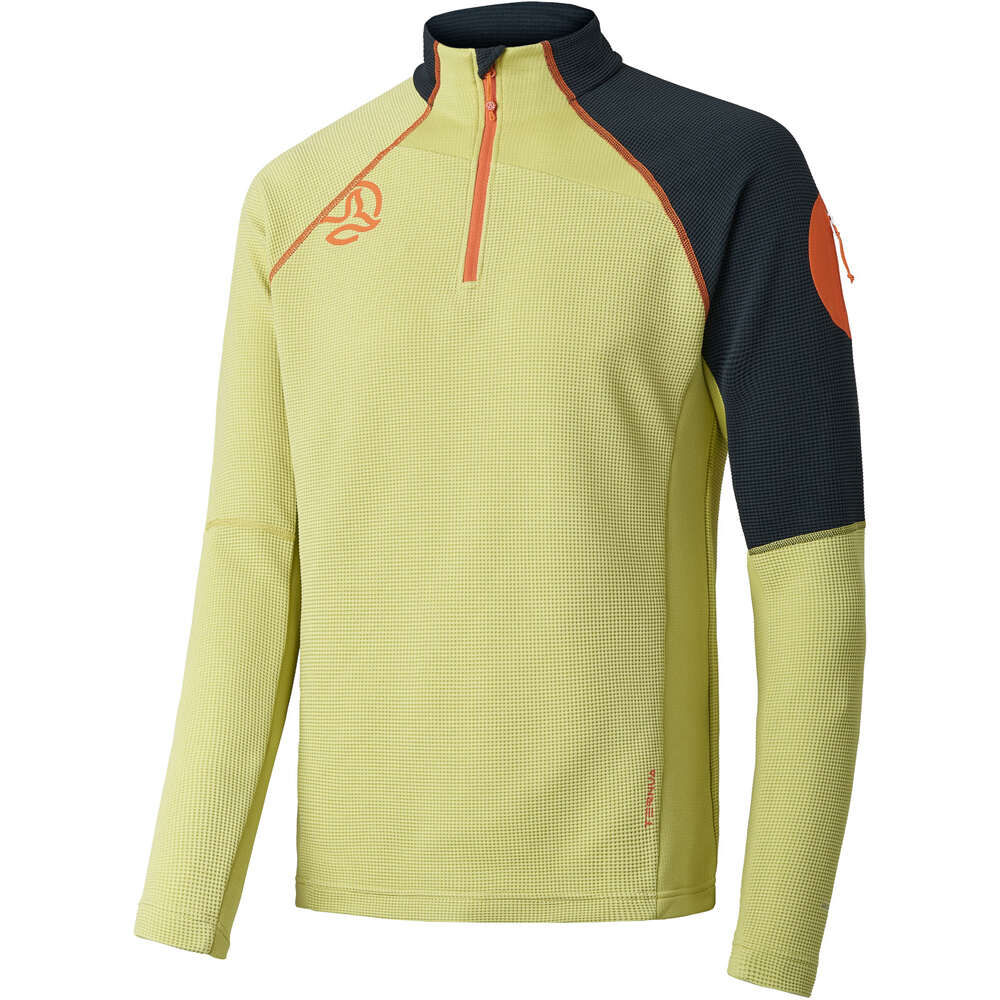 Ternua forro polar hombre LEMIK 1/2  ZIP M vista frontal