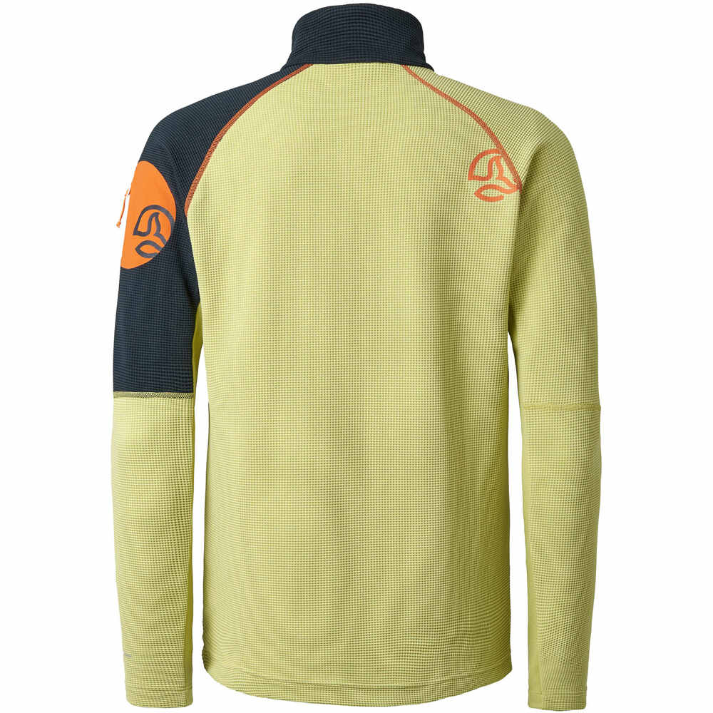 Ternua forro polar hombre LEMIK 1/2  ZIP M vista trasera