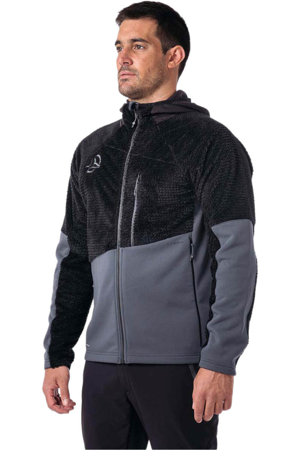 Ternua forro polar hombre LOFTER HOOD JKT M vista detalle