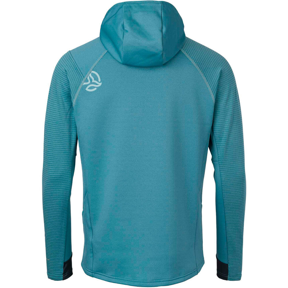 Ternua forro polar hombre LOKSEN HOOD JKT M vista trasera