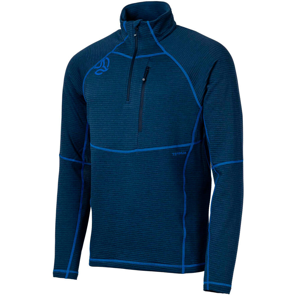Ternua forro polar hombre MOMHILL 1/2 ZIP M vista frontal