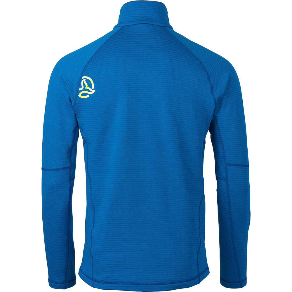 Ternua forro polar hombre MOMHILL 1/2 ZIP M vista trasera