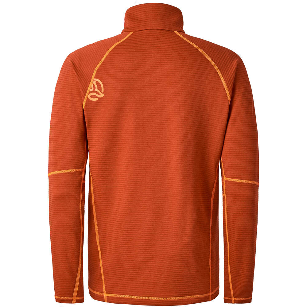 Ternua forro polar hombre MOMHILL 1/2 ZIP M vista trasera