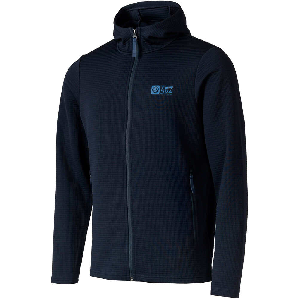 Ternua forro polar hombre PUFFY JKT HOODY M vista frontal