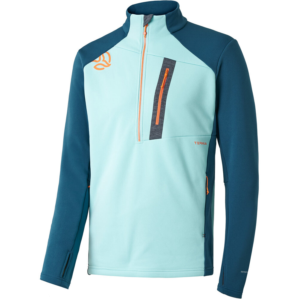 Ternua forro polar hombre PUNJAK 1/2 ZIP M vista frontal