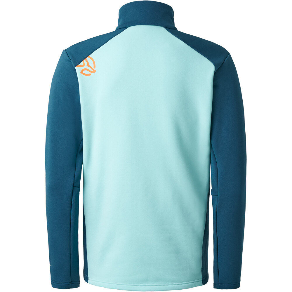 Ternua forro polar hombre PUNJAK 1/2 ZIP M vista trasera