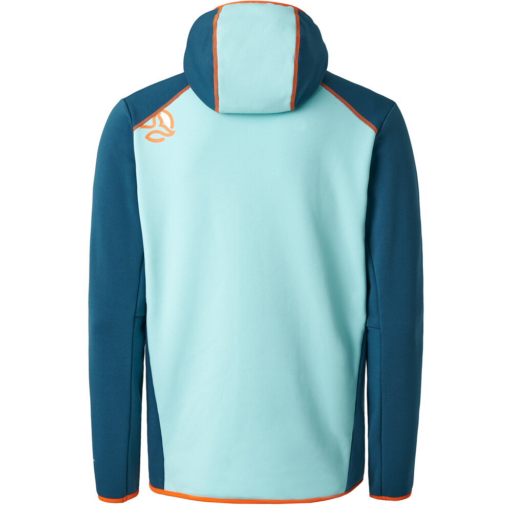 Ternua forro polar hombre PUNJAK PRO HOOD JKT M vista trasera