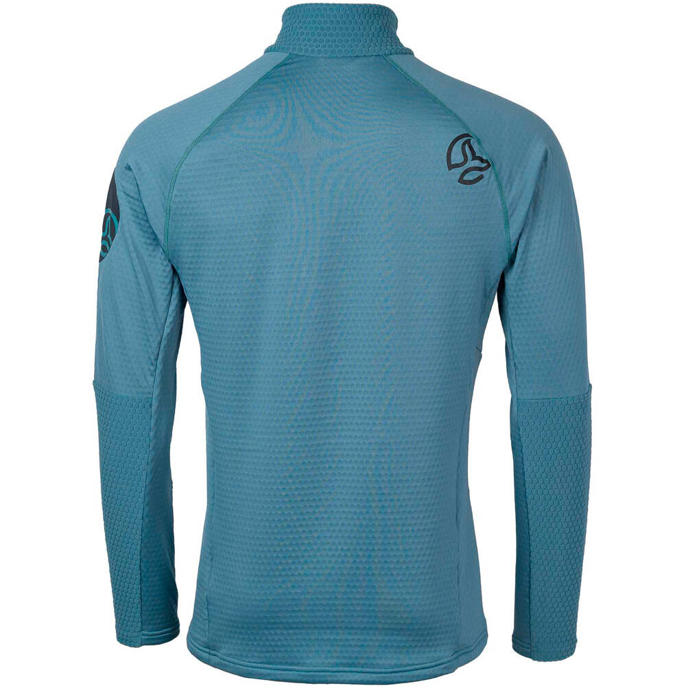 Ternua forro polar hombre RAGGER 1/2 ZIP M vista trasera