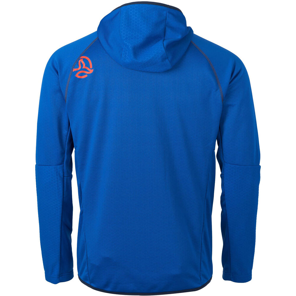 Ternua forro polar hombre RAKKER 2.0 HOOD JKT M vista trasera