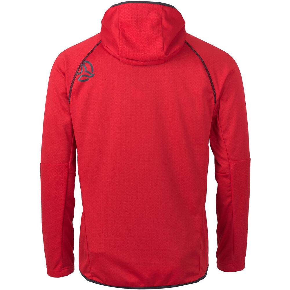Ternua forro polar hombre RAKKER 2.0 HOOD JKT M vista trasera