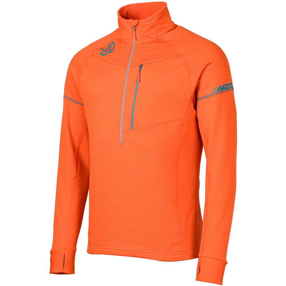 Ternua forro polar hombre SWIFT 1/2 ZIP M vista frontal