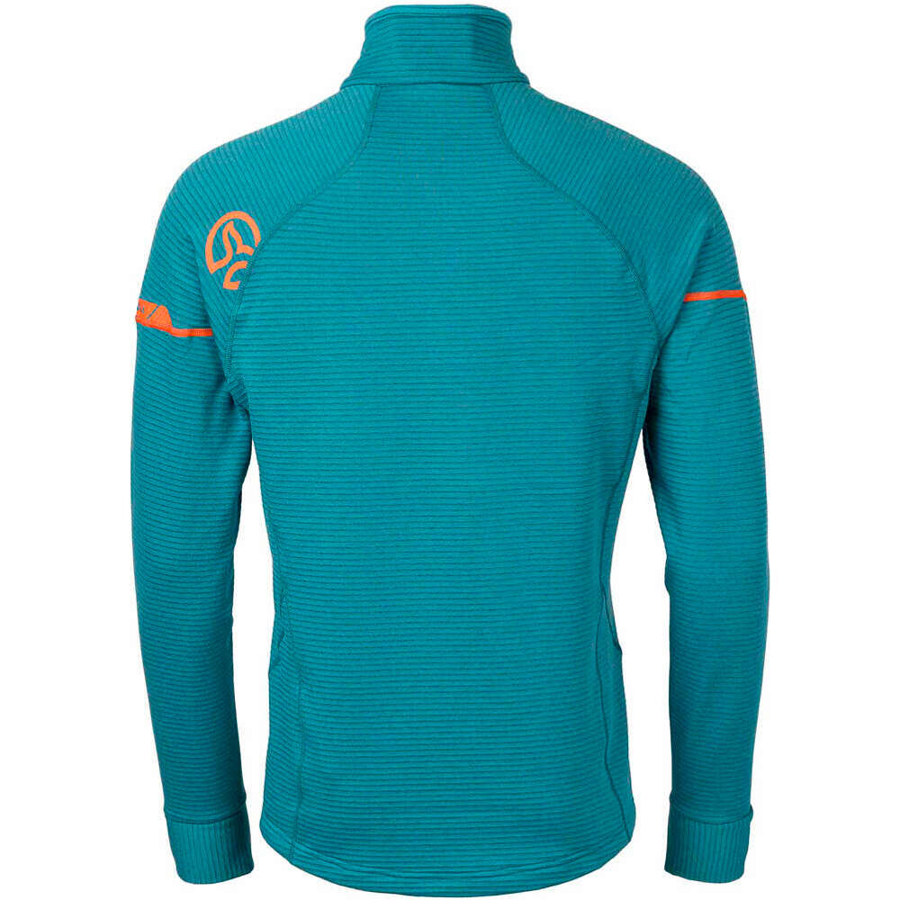 Ternua forro polar hombre SWIFT 1/2 ZIP M vista trasera