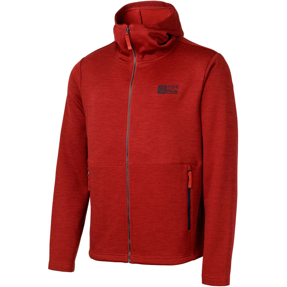Ternua forro polar hombre TOSLOW HOODY JKT M vista frontal