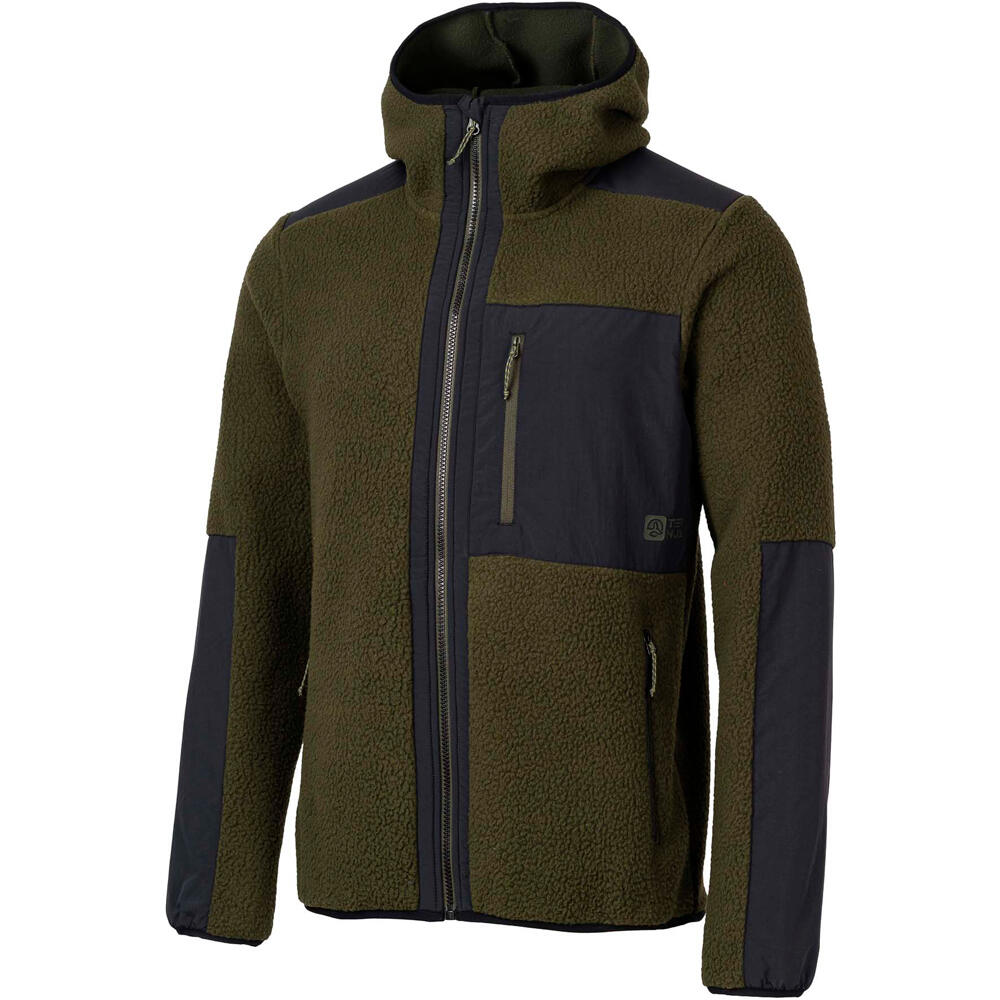 Ternua forro polar hombre TRITONY HOODY JKT M vista frontal