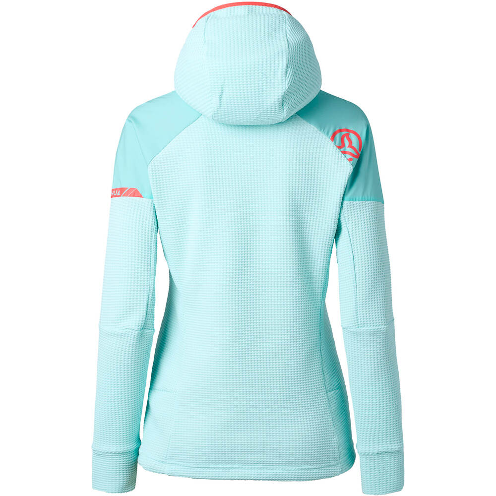 Ternua forro polar mujer AGILE HYBRID JACKET W vista trasera
