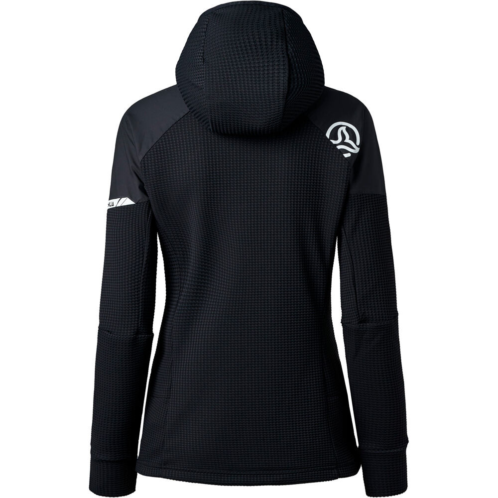Ternua forro polar mujer AGILE HYBRID JACKET W vista trasera