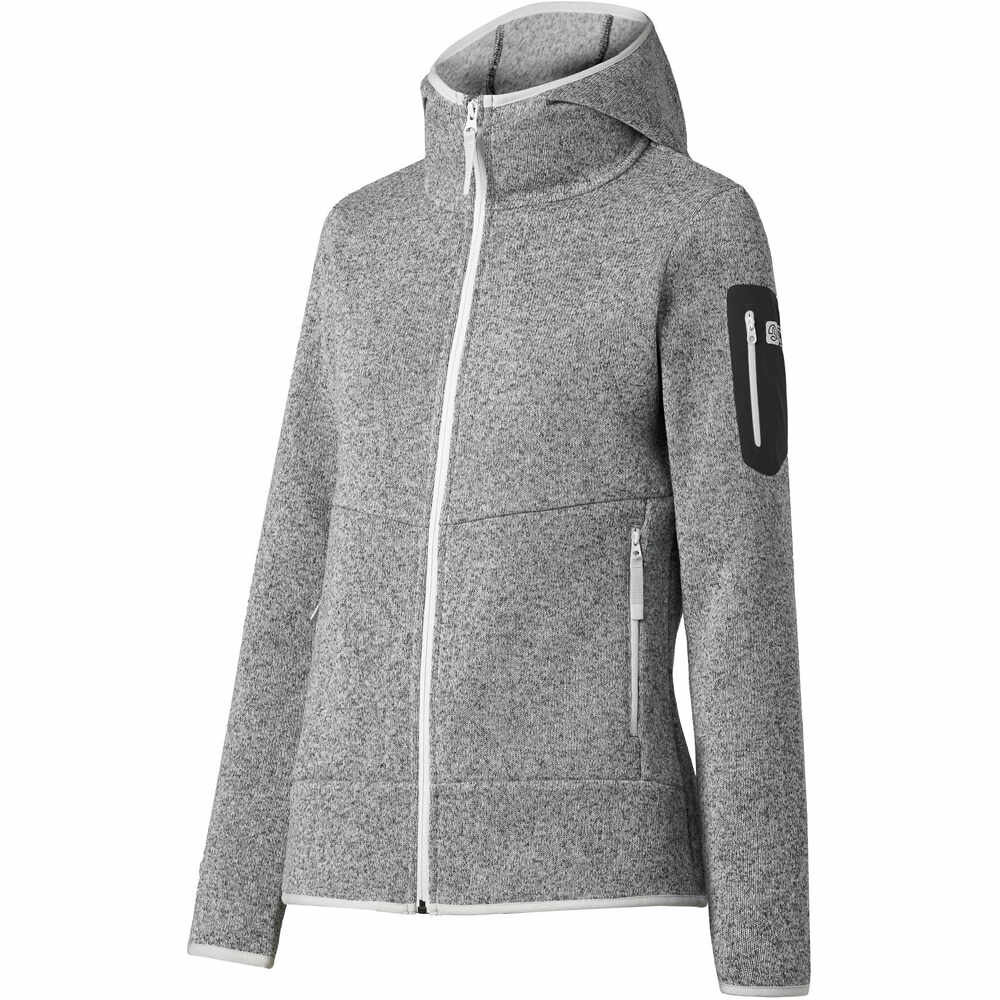 Ternua forro polar mujer INNU LOW IMPACT HOODY W vista frontal