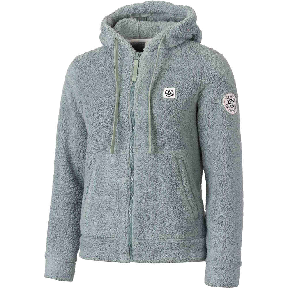 Ternua forro polar mujer IVANY HOODY W vista frontal