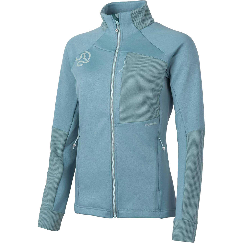 Ternua forro polar mujer KALEKKIA 2.0 JKT W vista frontal