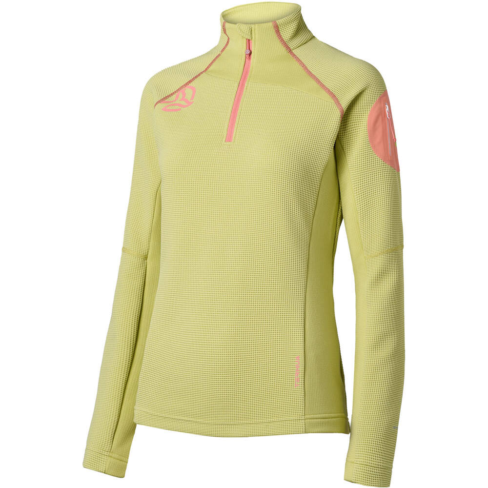 Ternua forro polar mujer LEMIKA 1/2 ZIP W vista frontal
