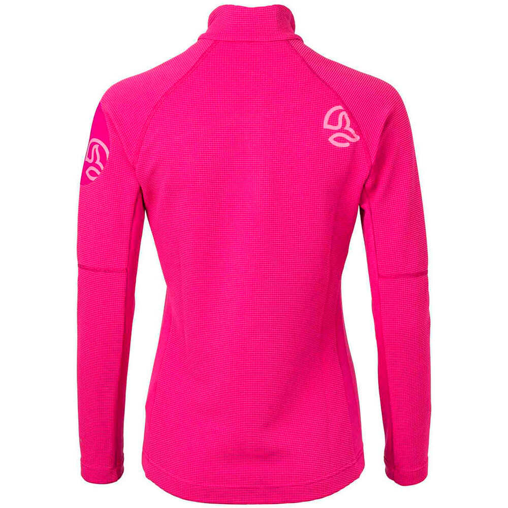 Ternua forro polar mujer LEMIKA 1/2 ZIP W vista trasera