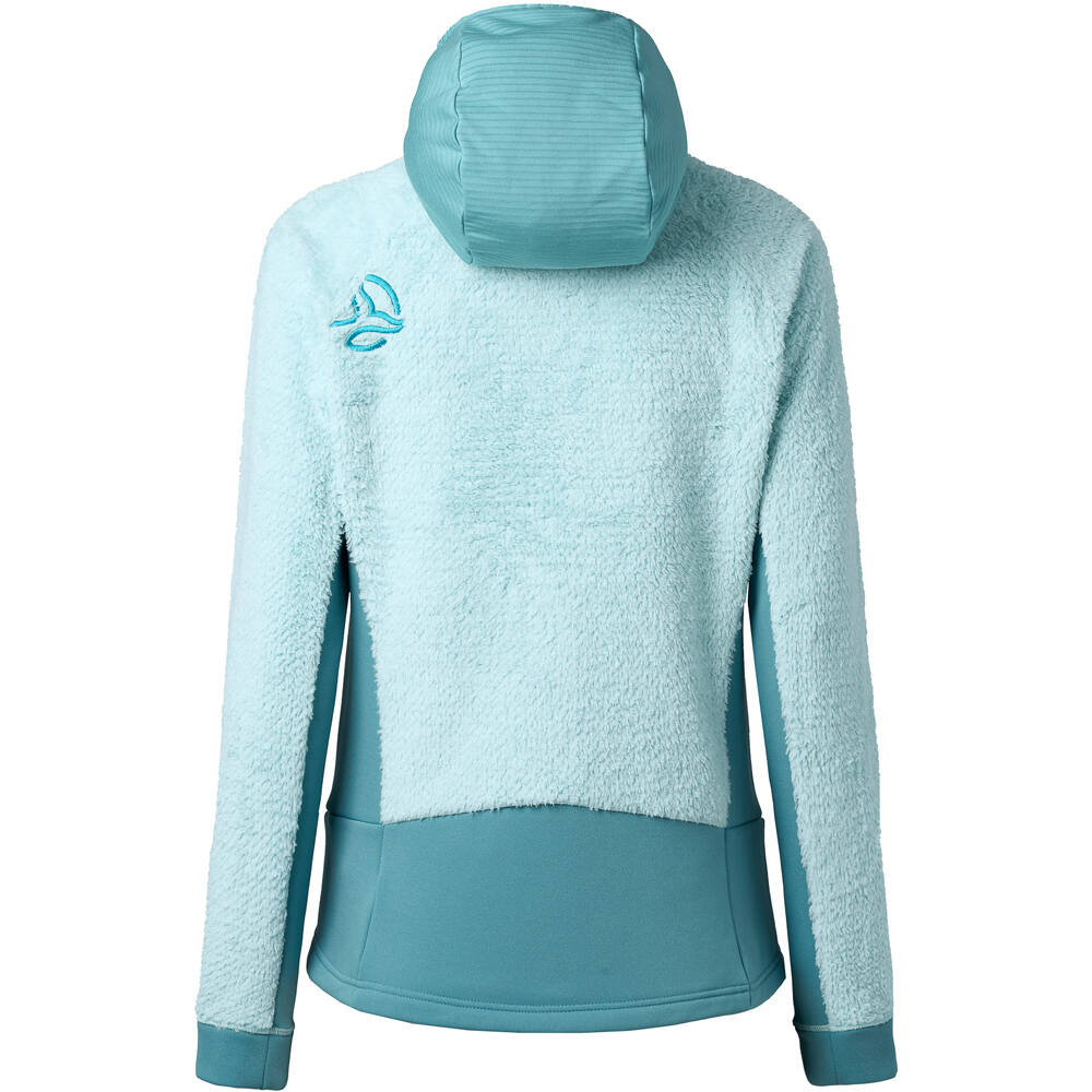 Ternua forro polar mujer LOFTER PRO HOOD JKT W vista trasera