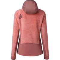 Ternua forro polar mujer LOFTER PRO HOOD JKT W vista trasera