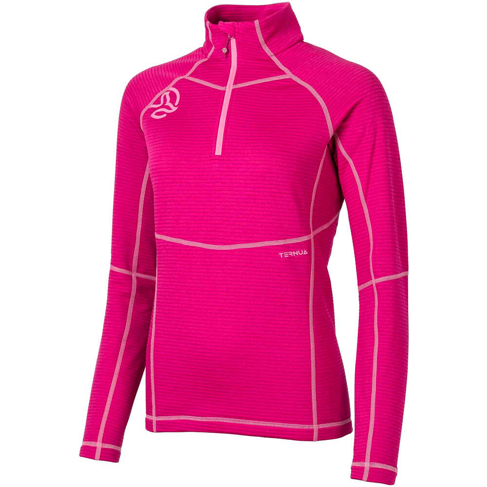 Ternua forro polar mujer MOMHILL 1/2 ZIP W vista frontal