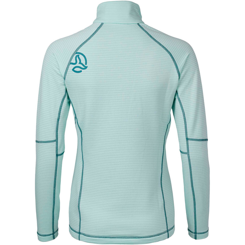 Ternua forro polar mujer MOMHILL 1/2 ZIP W vista trasera