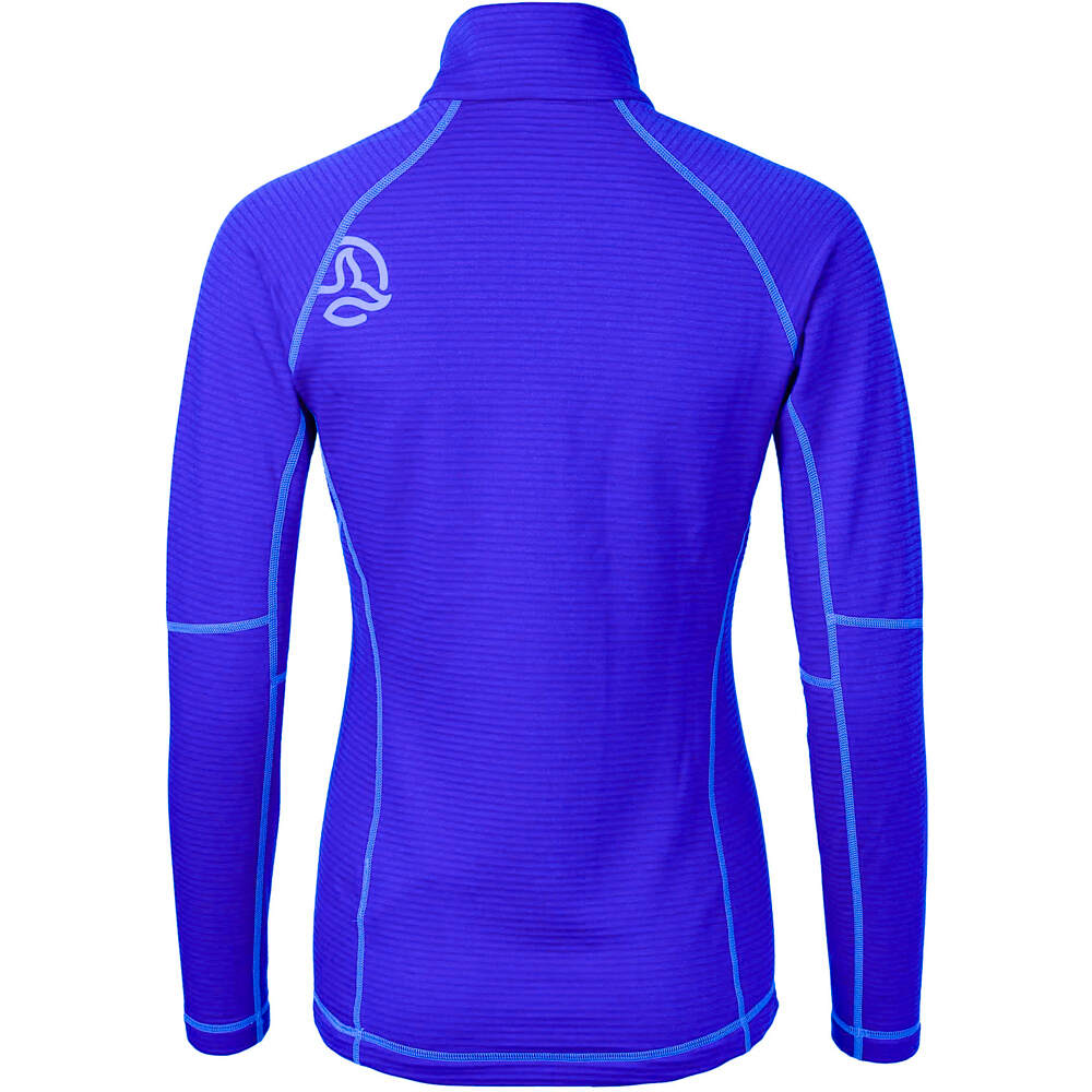 Ternua forro polar mujer MOMHILL 1/2 ZIP W vista trasera