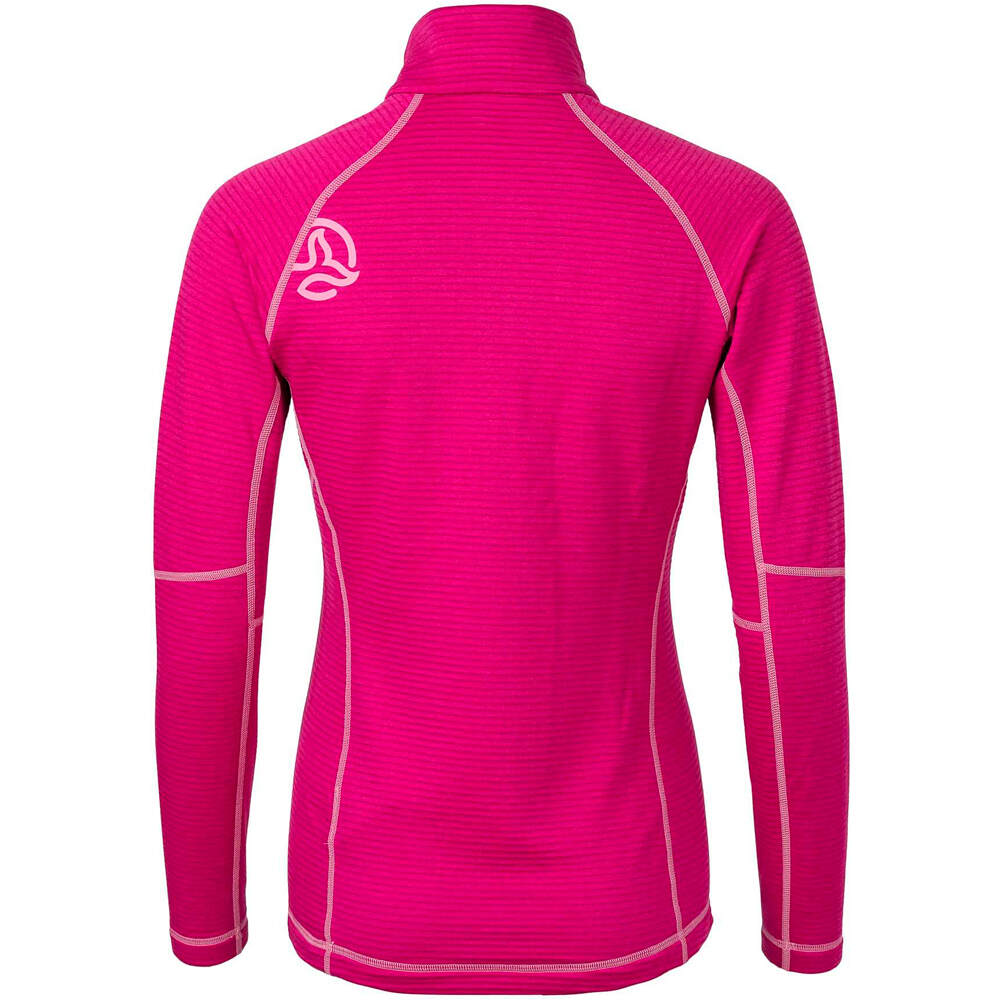 Ternua forro polar mujer MOMHILL 1/2 ZIP W vista trasera