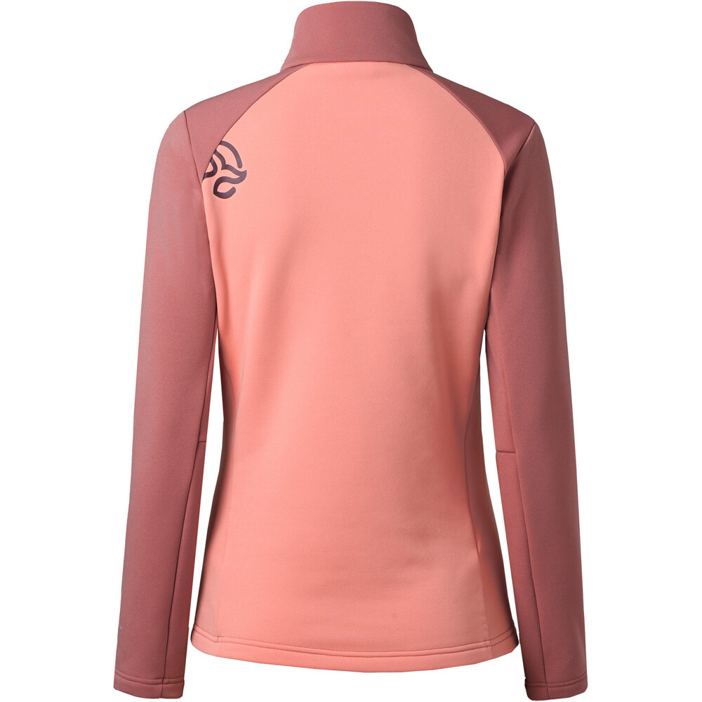 Ternua forro polar mujer PUNJAK 1/2 ZIP W vista trasera
