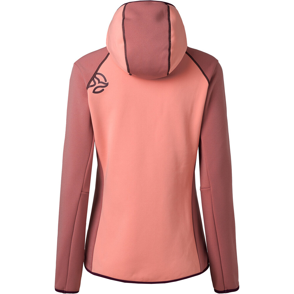 Ternua forro polar mujer PUNJAK PRO HOOD JKT W vista trasera