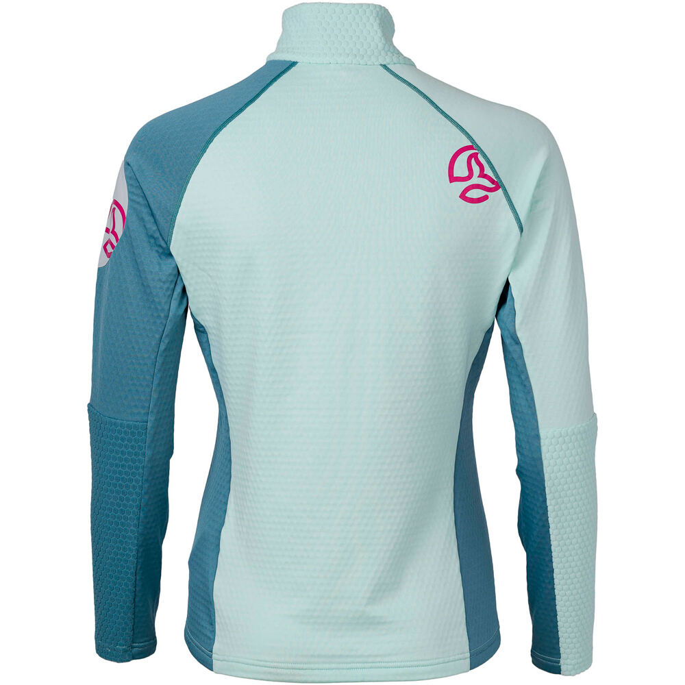 Ternua forro polar mujer RAGGER 1/2 ZIP W vista trasera