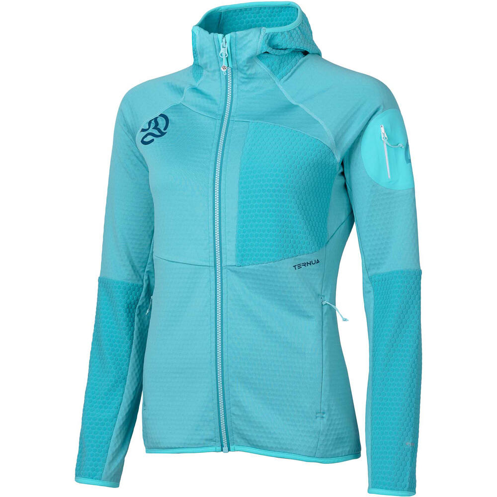 Ternua forro polar mujer RAGGER  HOOD JKT W 03