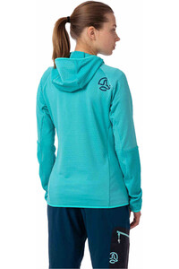 Ternua forro polar mujer RAGGER  HOOD JKT W vista detalle