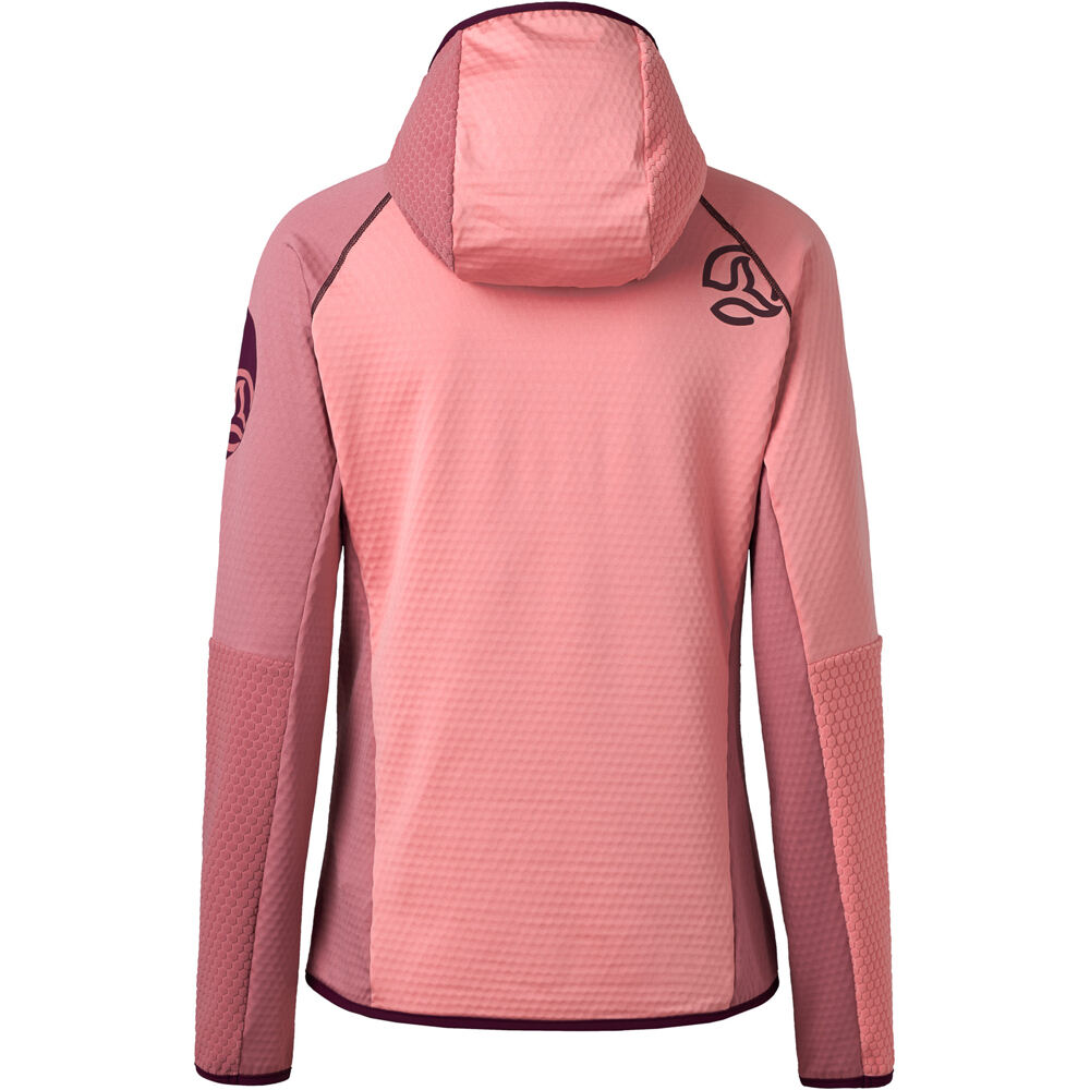 Ternua forro polar mujer RAGGER HOOD JKT W vista trasera