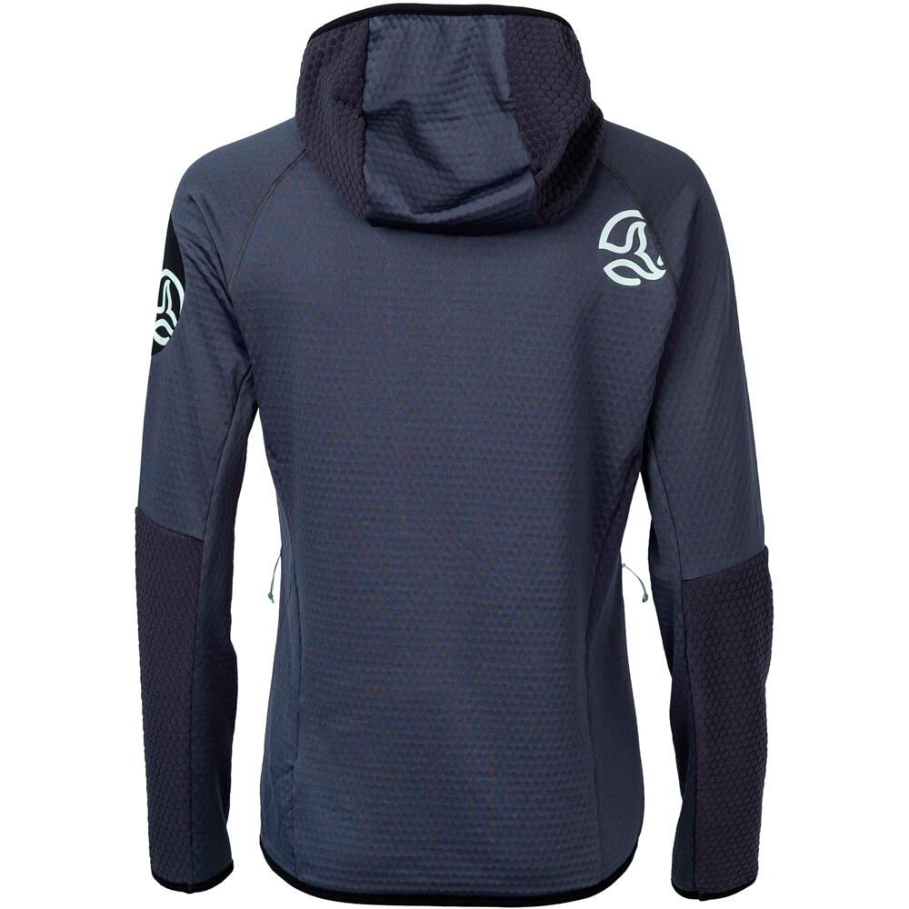 Ternua forro polar mujer RAGGER HOOD JKT W vista trasera