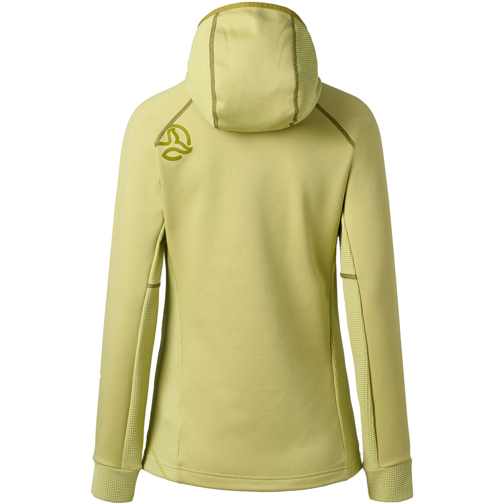Ternua forro polar mujer SAKKETA 2.0 HOOD JKT W vista trasera