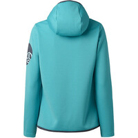 Ternua forro polar mujer SPOT HOOD 1/2 ZIP W vista trasera