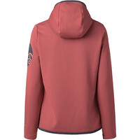 Ternua forro polar mujer SPOT HOOD 1/2 ZIP W vista trasera