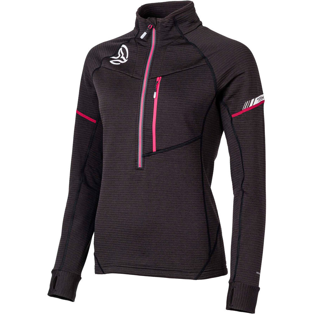 Ternua forro polar mujer SWIFT 1/2 ZIP W vista frontal
