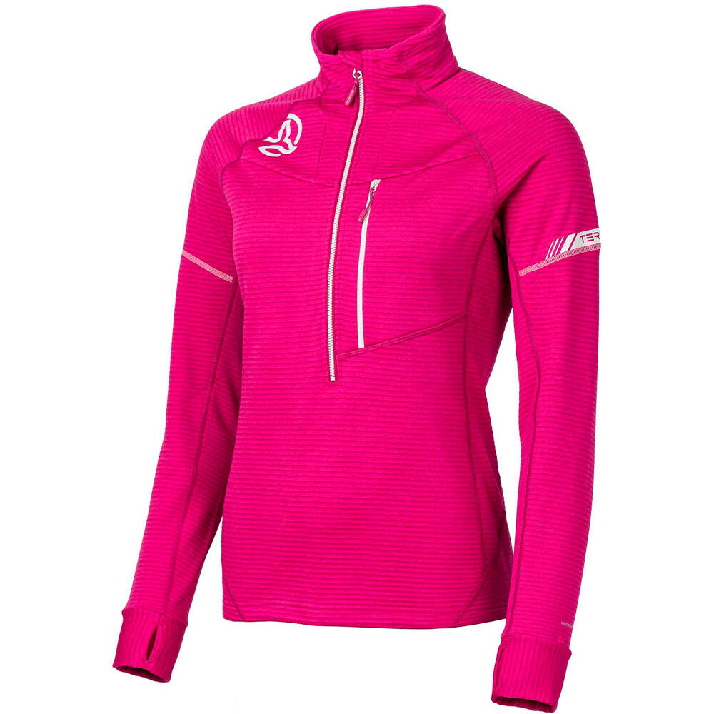 Ternua forro polar mujer SWIFT 1/2 ZIP W vista frontal