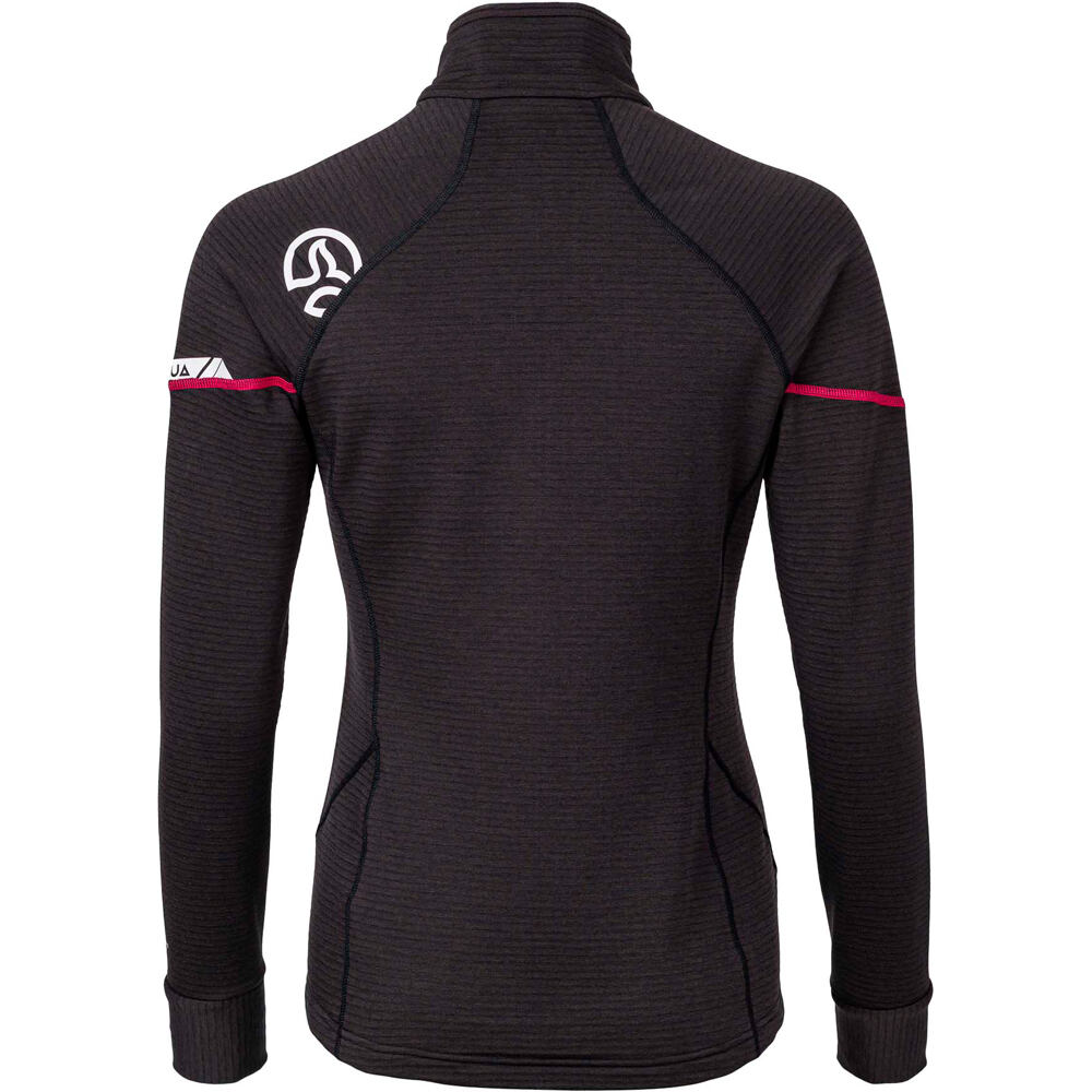 Ternua forro polar mujer SWIFT 1/2 ZIP W vista trasera