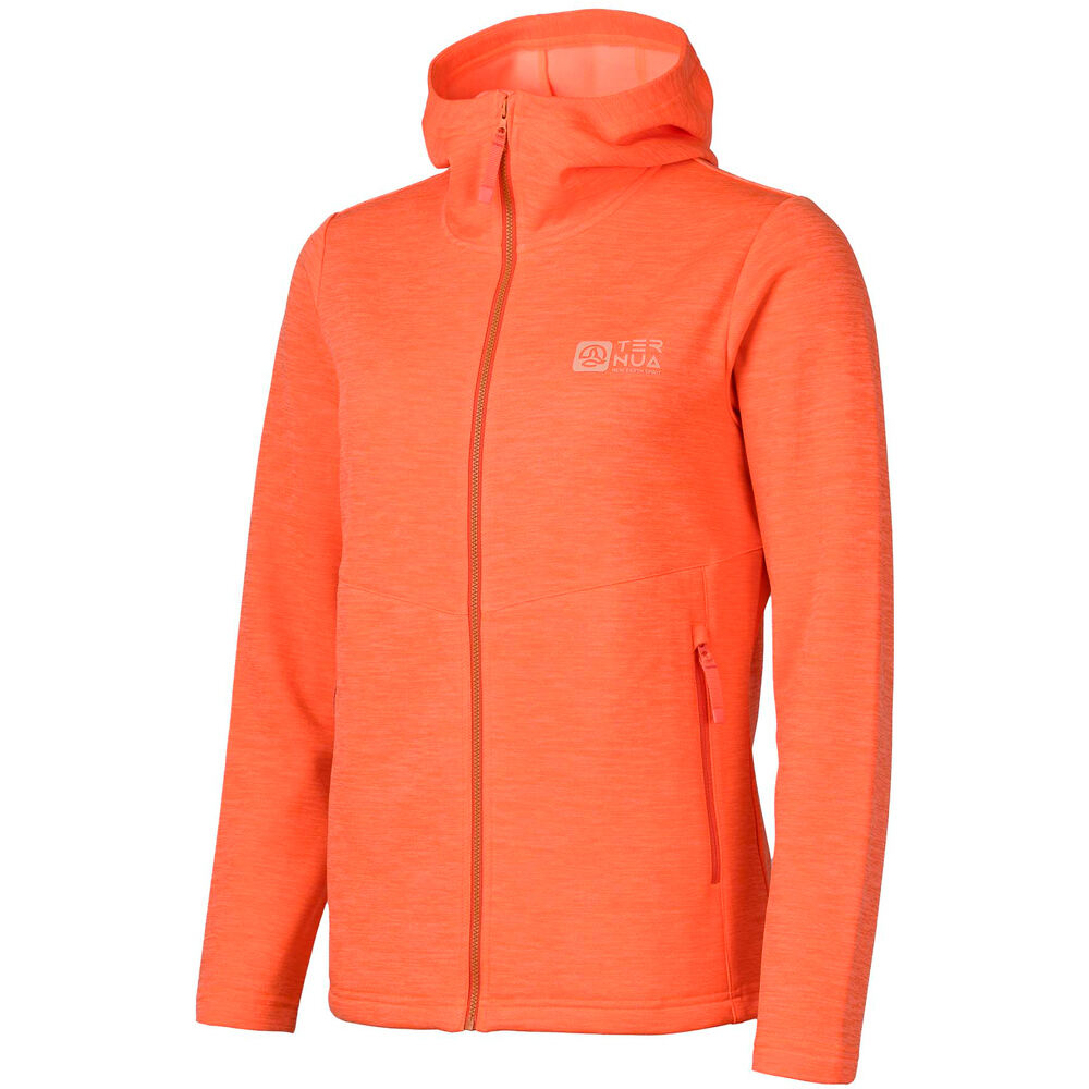 Ternua forro polar mujer TOSLOW HOODY JKT W vista frontal