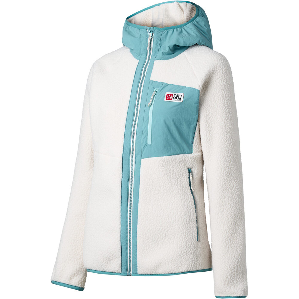 Ternua forro polar mujer TRITON HOODY JKT W vista frontal